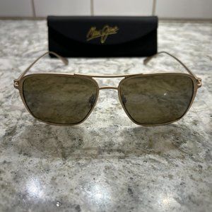 Maui Jim Beaches Polarized Sunglasses - Satin Gold